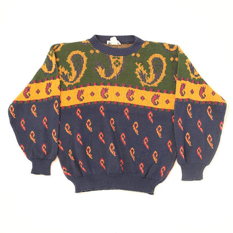 Paisley Cotton Knit