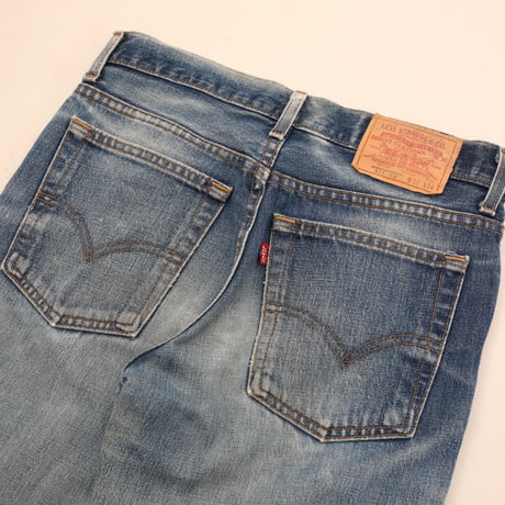 Levi's 517 Boots Cut Damage Denim Pants MADE IN USA