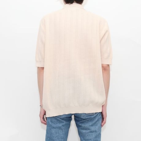 Euro Vintage Knit Polo Shirt