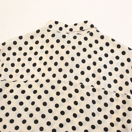 Dot Pattern Silk S/S Shirt