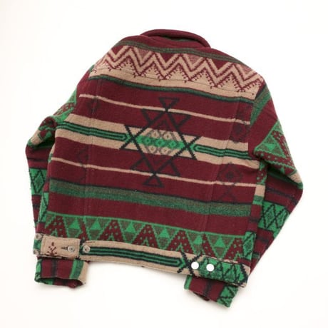Native Pattern Trucker Jacket
