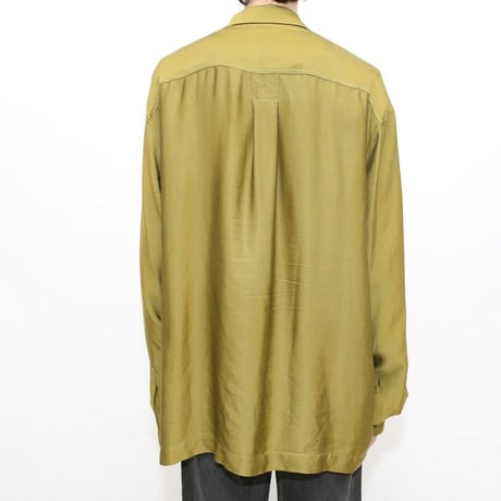 Open Collar Silk Shirt