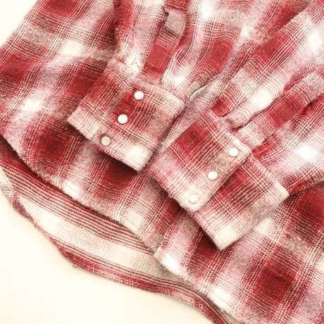Ombre Plaid Flannel Shirt