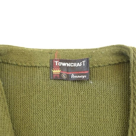60's Town Craft Wool Knit Cardigan