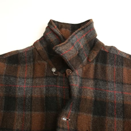 60s Towncraft Wool Plaid Loop Shirt