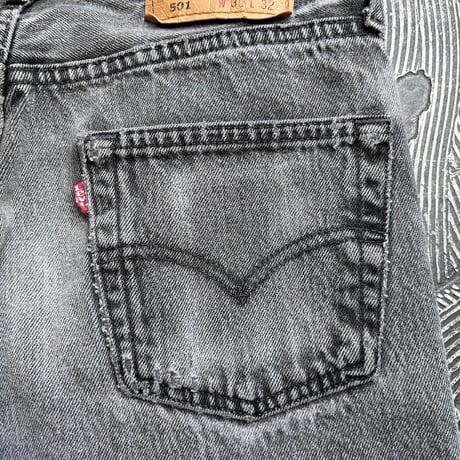 90s Levi's 501 Black Denim Pants MADE IN USA