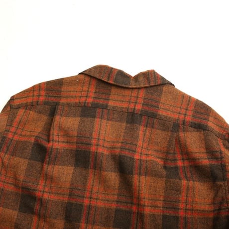 60s Pendleton Wool Plaid Loop Shirt