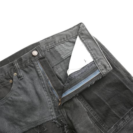 Levi's Patchwork Remake Black Denim Pants