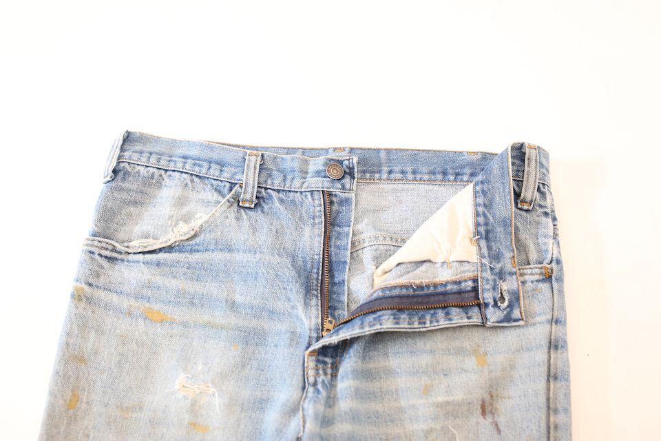 70's JC Penney Plain Pockets Flared Denim Pants