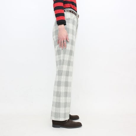70's Plaid Flared Pants