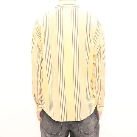 Striped Silk L/S Shirt