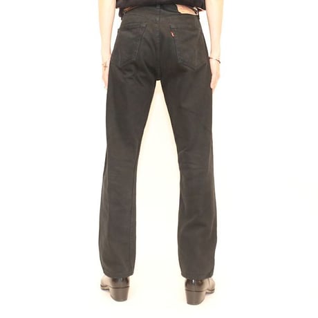 Euro Levi's 501 Black Denim Pants