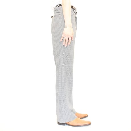 70's Polyester Flared Slacks Pants