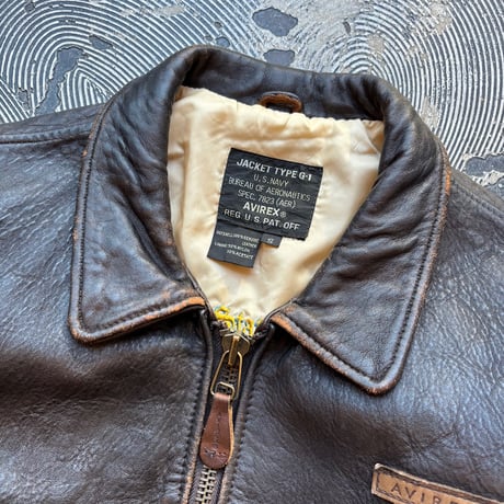 AVIREX Flight Leather Jacket Type G-1