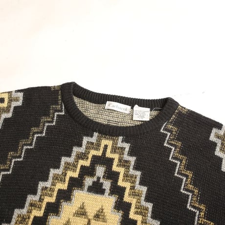 Native Pattern Knit Sweater