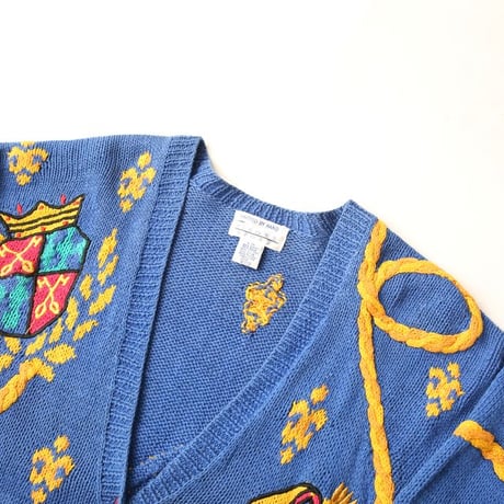 Hand Knitted Cotton Cardigan