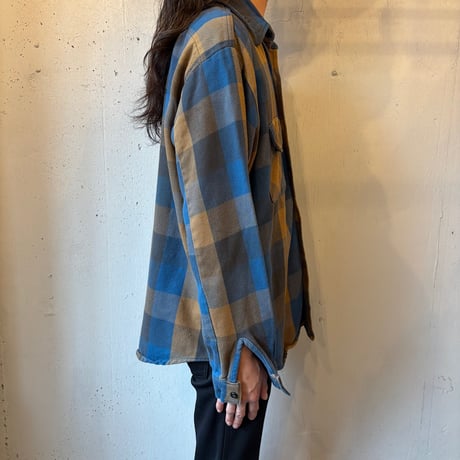 80s Five Brother Cotton Heavy Flannel Shirt
