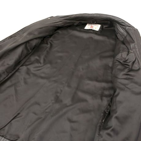 Black Leather Coat Loose Silhouette