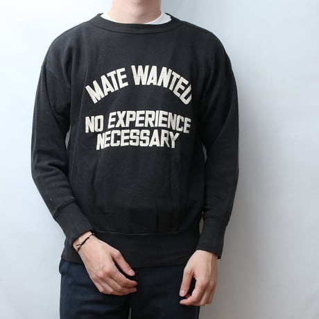 ビンテージ  ブラックスウェット Vintage Sweat Shirt