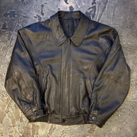 Flight Leather Jacket Black