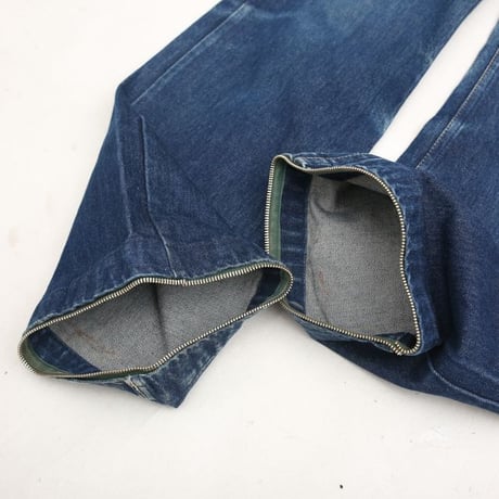 Euro Levi's Remake Denim Pants Flared Silhouette