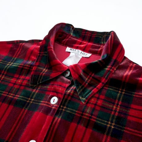 Red Velor  Shirt