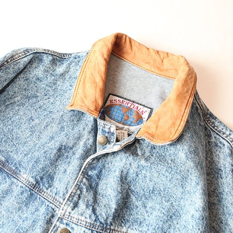 Stone Washed Denim Coat