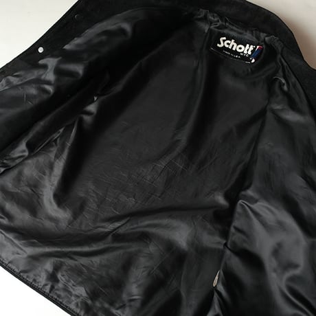 Schott Black Suede Jacket