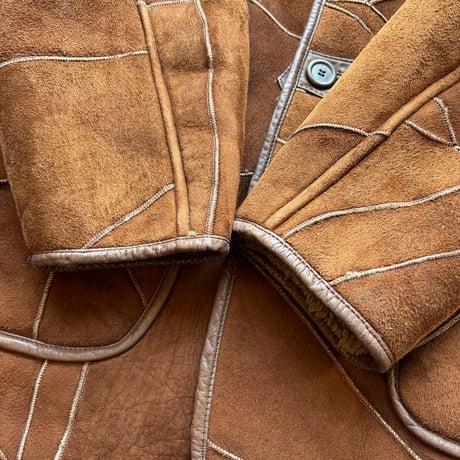 Patchwork Mouton Jacket
