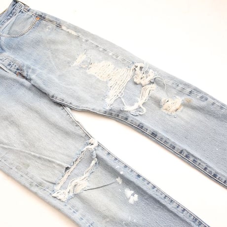 Levi's 501 Damage Denim Pants