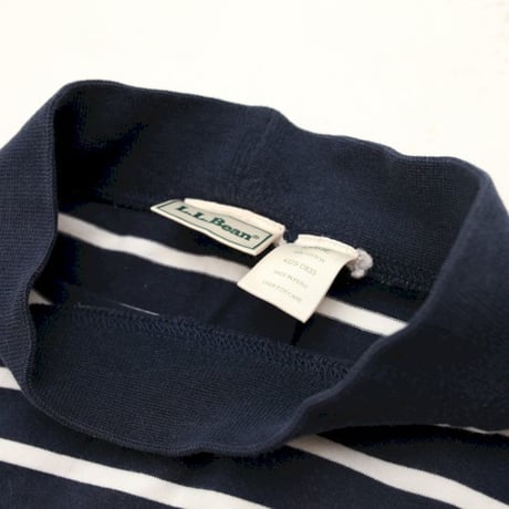L.L.Bean Mokneck Border L/S T-Shirt