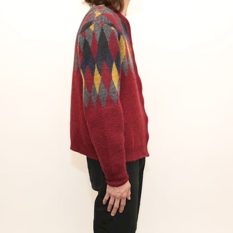 60's Kandahar Mohair Knit Cardigan