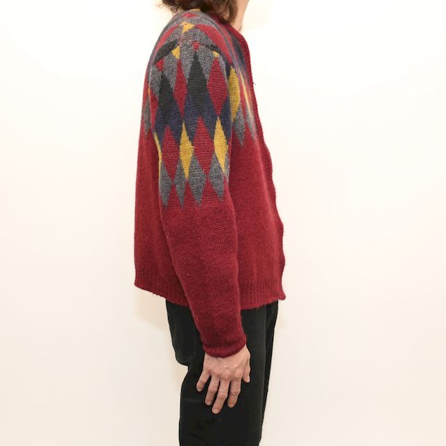 60s 70s Kandahar カラーブロックカーディガン 60s 70s Kandahar カラーブロックカーディガン 60s 70s Kandahar