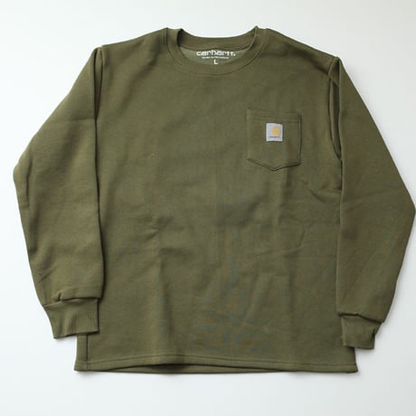 カーハート ポケット付きスウェット  Carhartt Khaki