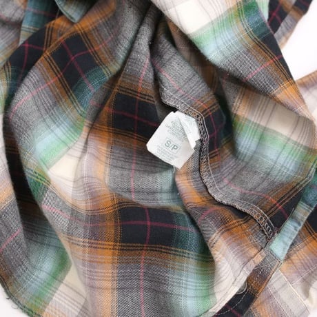 Ombre Plaid Cotton Shirt MADE IN CANADA