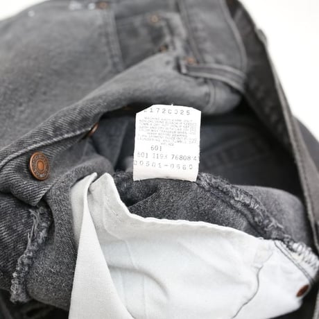 90s Levi's 501 Black Denim Pants MADE IN USA