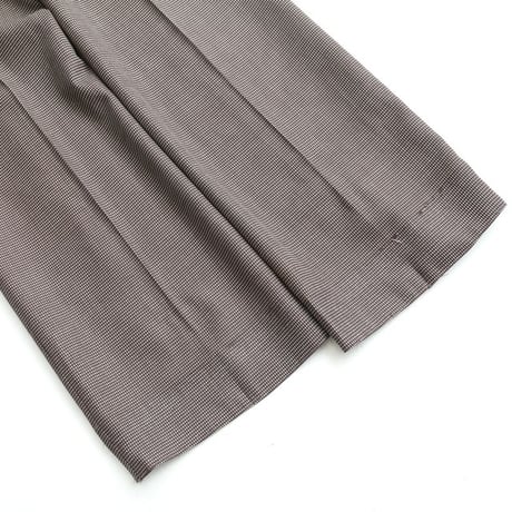 Dot Pattern Flared Wool Pants