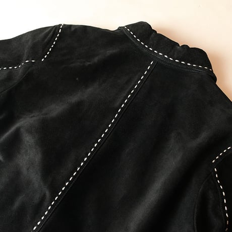 Black Suede Shirt Jacket
