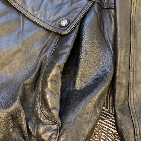 Flight Leather Jacket Black
