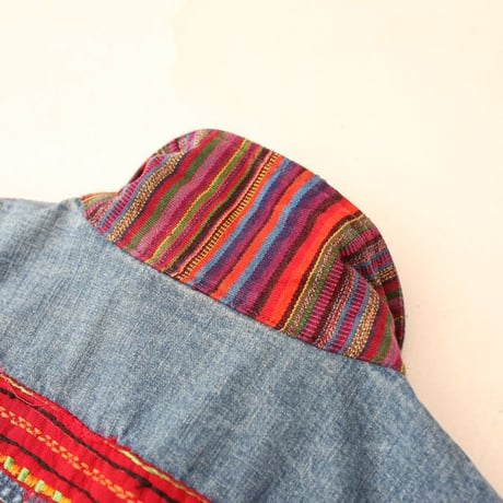 Chico's Design Embroidery Denim Jacket