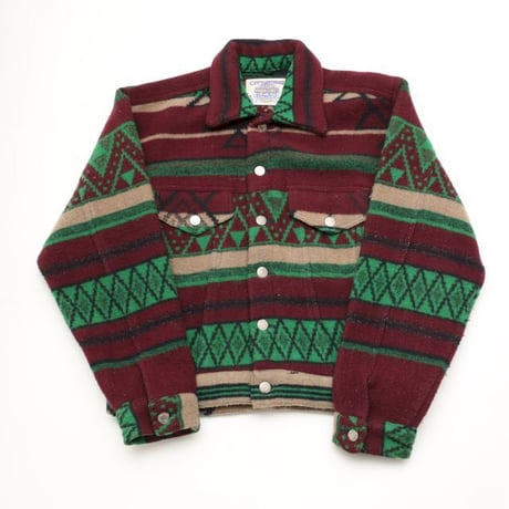 Native Pattern Trucker Jacket