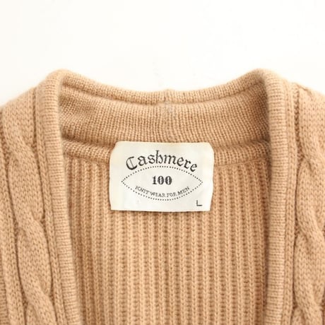 Cashmere 100% Knit Cardigan