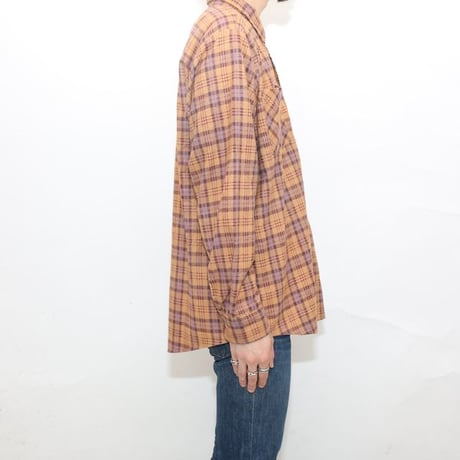 Plaid Print Flannel Shirt