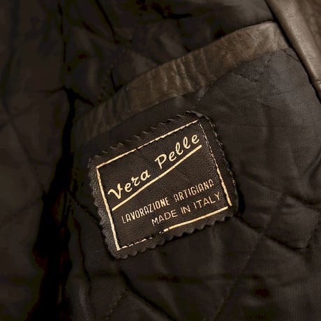 G-1 Type Flight Leather Jacket 'Vera Pelle'