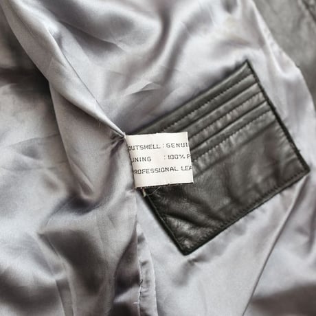 Black Lamb Leather Jacket