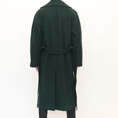 Double Brested Wool Long Coat