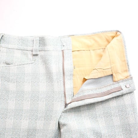 70's Plaid Flared Pants