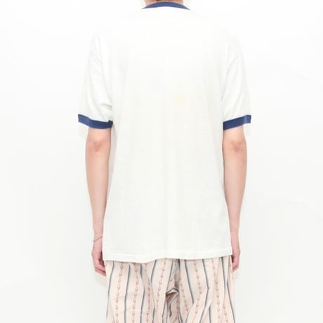 Vintage Anchor Ringer  T-Shirt