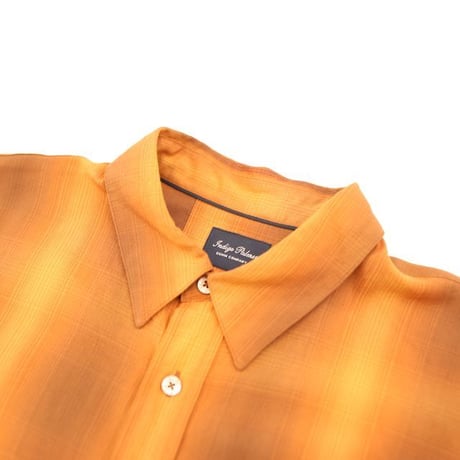 Polynosic Rayon Ombre Check L/S Shirt