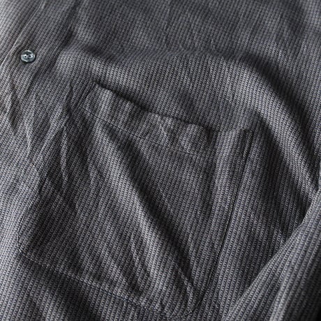 Rayon No collar L/S Shirt